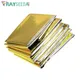 Rayseeda Folding Emergency Blanket 210cm*130cm Silver/Gold Emergency Survival Rescue Shelter Outdoor