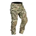 Men Combat Pants With Knee Pads Military Airsoft Tactical Cargo Sport Trousers Camouflage Multicam