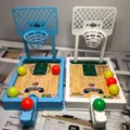 Indoor Basketball Shooting Sports Games Children Play Sets Hoop 4-Ball Interactive Kids Board Game