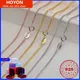 HOYON Gold Chain for Men and Women 18K White gold Rose gold Color 32/28/24/22/18/16in Chopin Link