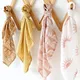 60*60cm Muslin Bamboo Cotton Baby Blanket Baby Newborn Blankets Newborn Swaddle Wrap Burp Cloths