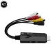 1080PHD HDMI-compatible to AV RCA Cable Black Converter Adapter Cable STB to Old TV HDMI-compatible