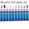 20 Colors Car Fill Paint Pen Car Scratch Repair Paint Pen Car Paint Surface Care Scratch Repair