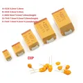 10PCS A B C D Case Tantalum Capacitor 6V 10V 16V 25V 35V 50V 0.1UF 1uf 2.2UF 4.7UF 10UF 22UF 33UF