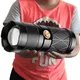 XHP90.2 Super Bright Led Double Head Flashlight Waterproof Rechargeable Zoomable Torch Work Light