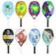 INSUM Raquete Beach Tennis 100% Carbon Fiber EVA SOFT Beach Tennis Racket Round Surface for Men and