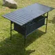 Outdoor Folding Table Chair Camping Aluminium Alloy Picnic Table Waterproof Durable Folding Table