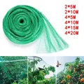 Reusable Garden Bird Netting Green Woven Orchard Mesh Protect Plants Fruits Flowers Stretch Fencing