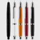 Smoothly Brand MAJOHN A1 Retro Matte Black Retractable Fountain Pen 0.4mm Extra Fine Nib Press Ink