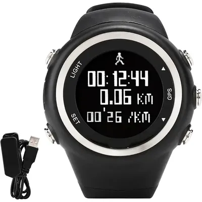 Top Brand EZON T031 Rechargeable GPS Timing Watch Running Fitness Sports Watches Calories Counter Distance Pace 50M Waterproof