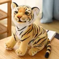 23cm Simulation Baby Tiger Plush Toy Stuffed Soft Wild Animal Forest Tiger Pillow Dolls For Kids
