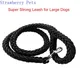 130cm L/XL Super Strong Coarse Nylon Dog Leash Army Green Canvas Double Row Adjustable Dog Collar