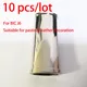 10 Pcs/Set DIY Bright Chrome BIC lighter Holders Big Metal BIC j6 Lighter Case Cover Wrapped Leather