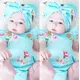 Newborn Baby Girls Floral One-pieces Romper Sunsuit Headband Clothes Set 0-24M