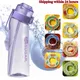 Scented Pods Air Scent 0 Sugar Fruit Flavour Up Tritan Plastic Water Drink Bottle with Fragrance