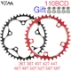 VXM MTB Bicycle 110BCD Narrow Wide Tooth Chain 36T-58T Sprocket Crank Crown Ring and Crank Set