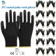 10-50 Pairs of Nylon PU Gloves Safety Work Gloves Repair Special Gloves Palm Coated Gloves Carpenter