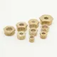 Brass Hex Bushing Reducer Pipe Fitting 1/8 1/4 3/8 1/2 3/4 Threaded Reducing Copper Water Gas