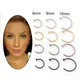 1pc 6/8/10mm Fake Nose Ring C Clip Lip Piercing Ring Stud Body Piercing Jewelry Earring Stainless