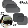 New 4PCS Car Window Sunshade Cover Block For Kids Car Side Window Shade Cling Sunshades Sun Shade