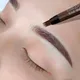 Eyebrows Pen Eyebrow Tattoo Waterproof Liquid Black Eye Brow Makeup Pencil Microblading