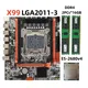 X99 Kit Motherboard set LGA2011-3 Set with E5 2680V4 processor 2PCS 16GB DDR4 ECC memory PCI-16