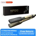 KIPOZI Professional Hair Straightener Titanium Flat Iron with Digital LCD Display Dual Voltage