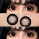 2pcs/pair Color Contact Lenses Yearly Contact Optical Lens With Degree 0.00 to -10.00 Natural Pupil