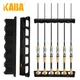 KABA Fishing Rod Rack Fishing Pole Holder Rod Holders Wall Mount for Garage Fishing Rod Storage Rack