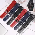 Natural Resin Strap For Casio AW-591 AW-590 AWG-M100 AWG-M101 AW-582B G-7700 Mens Waterproof