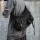 Functional style Shoulder Black Crossbody Messenger Tote Bags For Men Women's Hip Hop Techwear
