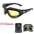 Military Hunting Air Gun Shooting Tactics C5 X7 Polarized Sunglasses Hiking Camping Glasses Outdoor