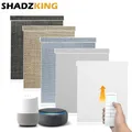 Shadzking Motorized Roller Blinds Smart Electric Day and Night Roller Shades Window Blinds Curtains