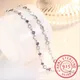 Charm Crystal Purple Female Bracelet Jewelry Fashion Girl 925 Silver Bracelets For Women Bride