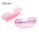 ERUIKA 2pcs/set Nail Cleaning Brush Remove Dust Manicure Pedicure Tools Nail Art Manicure for Nail