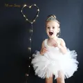 Baby Girl Princess Tutu Dress Sleeveless Infant Toddler Puffy Ballet Dress Black Pink White Party