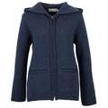 Flomax - Women's Walk Kapuzen Jacke Maja - Wolljacke Gr L blau