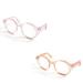 CSCHome Pet Glasses 2Pcs Fashionable Shape Cute Pet Plastic Outdoor Photo Props For Dog Cat Gifts