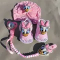 Ensemble de Chaussures Antidérapantes pour Nouveau-Né Dessin Animé Disney Rose Destroy AndrDuck