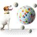 Dsseng Rubber Dog Balls Indestructible Dog Toy Ball for Aggressive Chewers Durable High Elasticity Interactive Ball for Training Dog Catch and Fetch Light Weight & Floats in Water