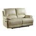 Leather Air/Match Upholstered Living Room Recliner Loveseat