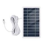 2W 5V Portable Solar Waterproof Solar Panel for Camping with USB for Charging Mobile Phones Fans Home