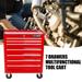 7 Drawers Multifunctional Tool Cart Rolling Tool Box Tool Organizer with 4 Wheels High Wear Resistance Lockable Detachable Combo Tool Storage for Garage Repair Shop