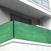 Fence Balcony Privacy Screen Cover Windproof Sun Shade UV Protection Privacy Screen Balcony Mesh Net for Patio Fence Backyard Porch - Includes Rope Zip Ties Green