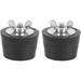 2 Pcs Swimming Pool Winterizing Plugs Rubber Expansion Gel Plug 38mm/1.5in For Winter Pool Spa Pipe Fittings Maintenance
