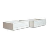 Raised Panel Bed Drawer Twin-Full White