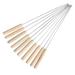 Sign Outdoor Drill Steel Tool 10PCS Sign Stainless RoundWood Barbecue Steel Kitchenï¼ŒDining & Bar