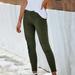 HUPOM Trouser Pants For Women Pants Compression High Waist Rise Full Slim Bootcut Army Green L