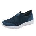kpoplk Mens Casual Shoes Training Men s Sneakers Bowling Shoes Men Slip on Sneakers for Indoor Outdoor Gym Travel Work Blue 9