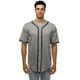 JC DISTRO Men s Baseball Jersey Button Down Shirts Active Team Sports Uniforms Grey 2XLarge